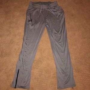 Gray Under Armour Tech Pants